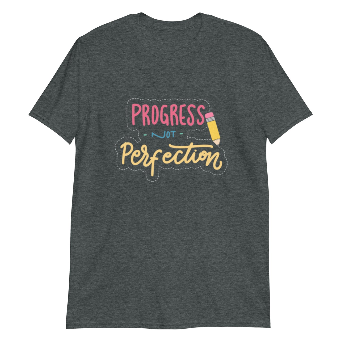 "Progress Not Perfection" Short-Sleeve Unisex T-Shirt