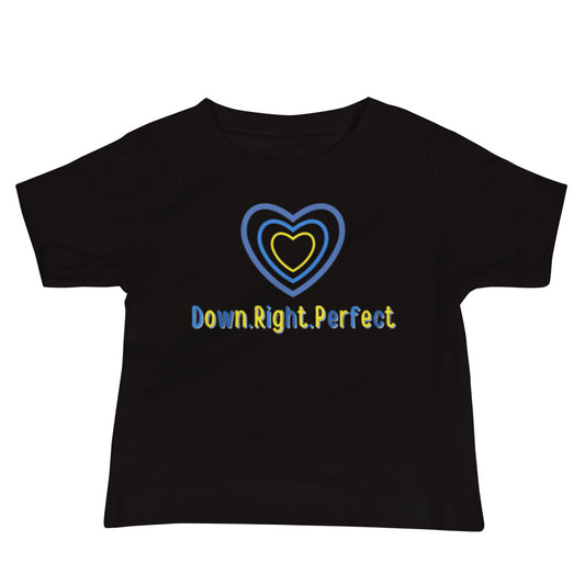 "Down Right Perfect" Baby Jersey Short Sleeve Tee