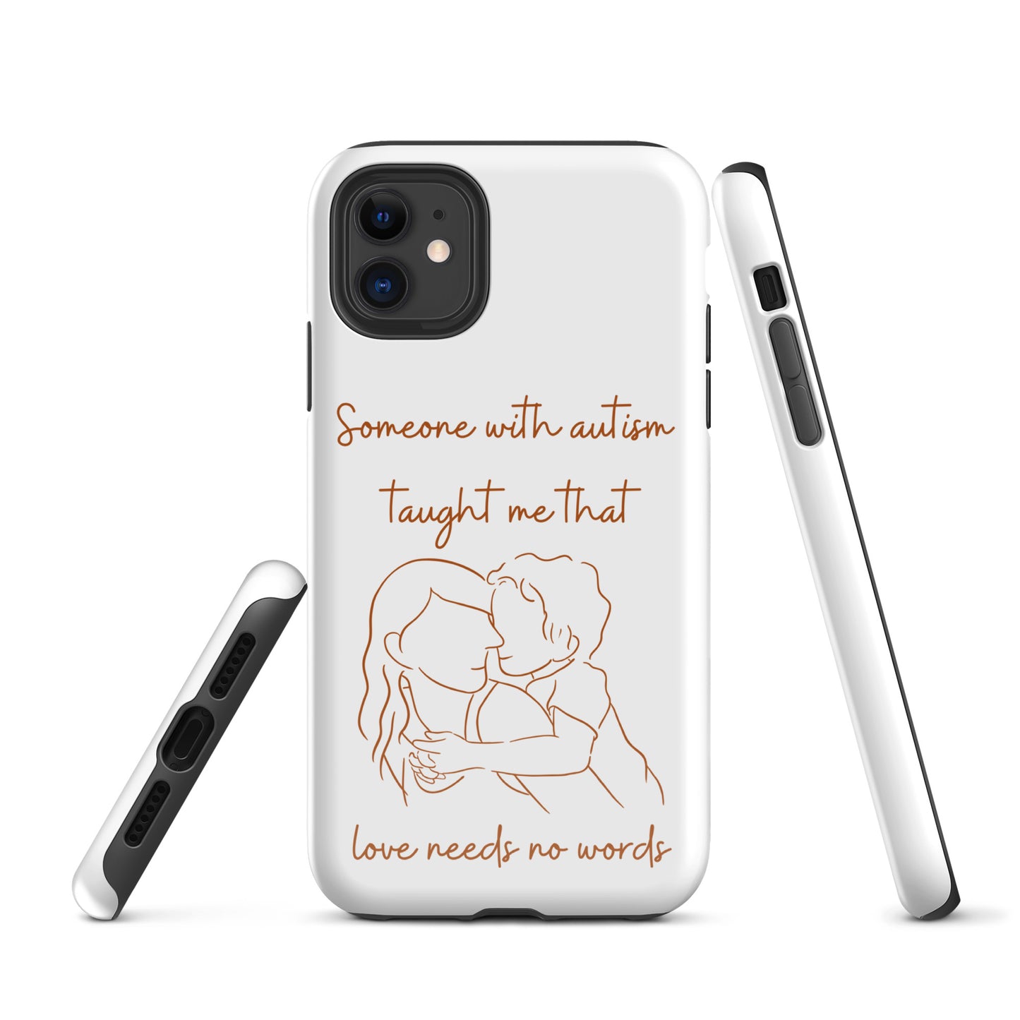 "Autism...Love Needs No Words" Tough Case for iPhone®