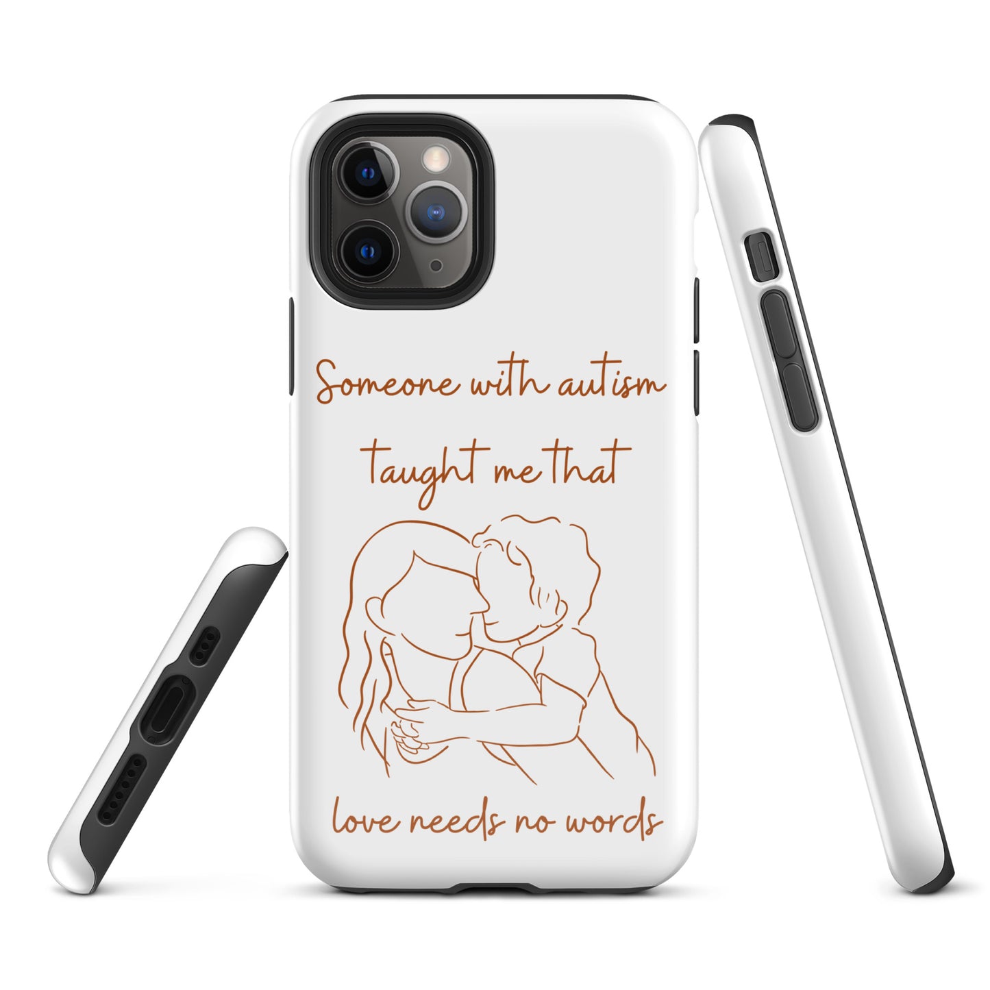 "Autism...Love Needs No Words" Tough Case for iPhone®