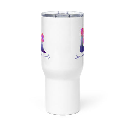 Mother & Daughter "Love Needs No Words'" Stainless Steel Mug