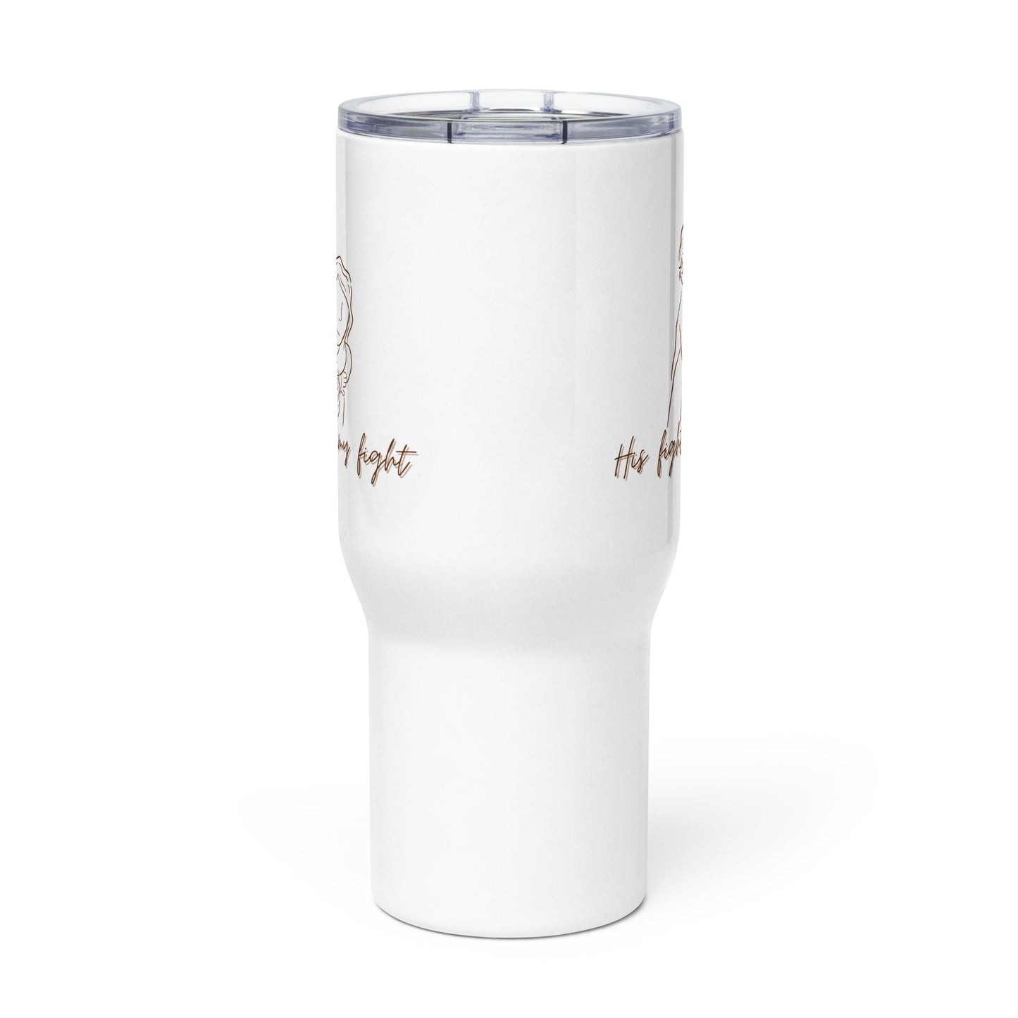 Mother & Son "His Fight is My Fight" Stainless Steel Mug (Version 2)