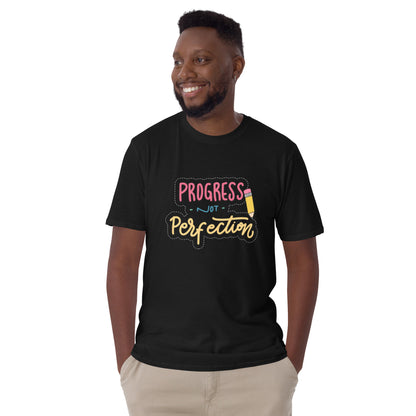 "Progress Not Perfection" Short-Sleeve Unisex T-Shirt