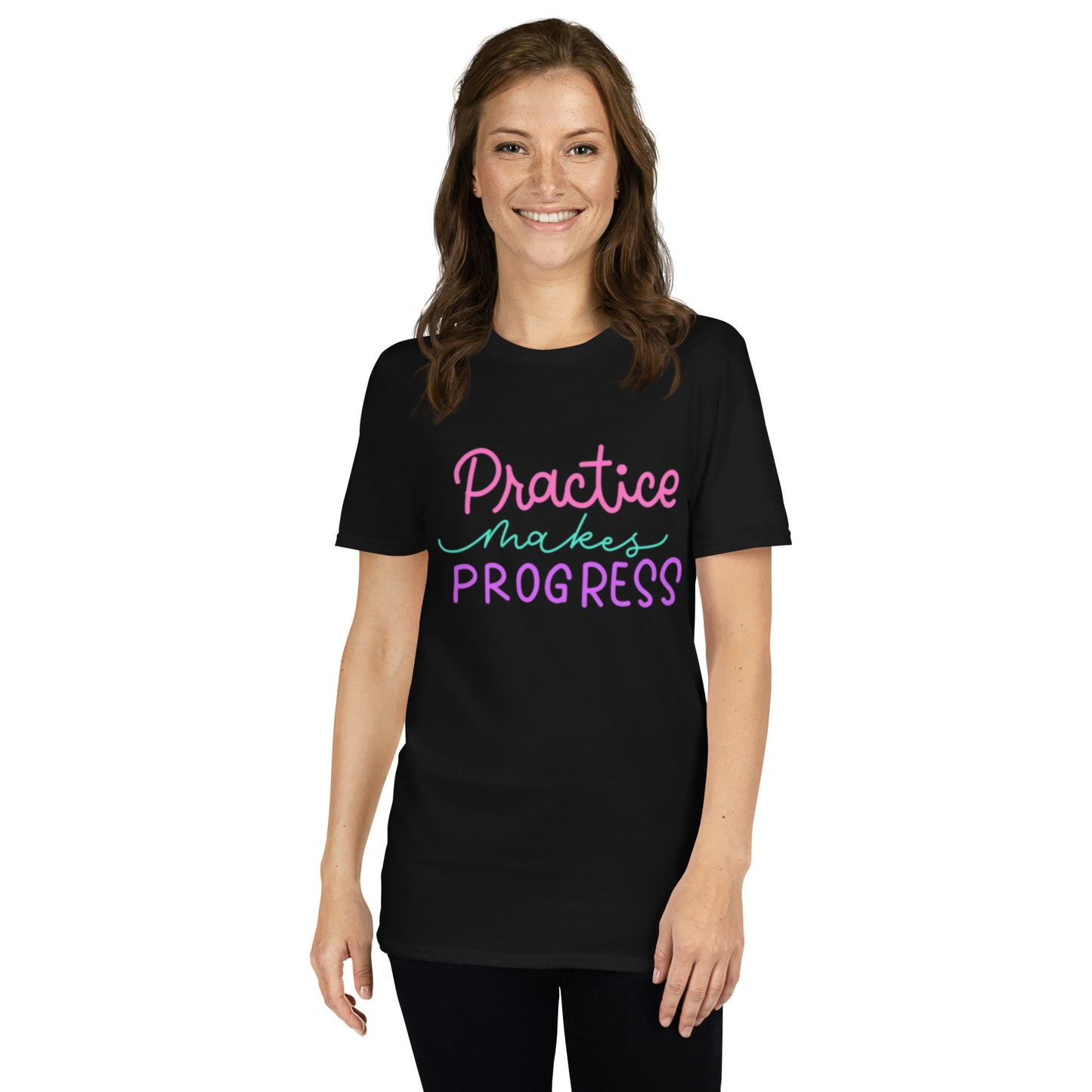 "Practice Makes Progress" Short-Sleeve Unisex T-Shirt