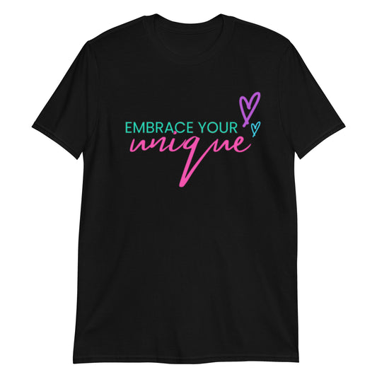 “Embrace Your Unique” Short-Sleeve Unisex T-Shirt