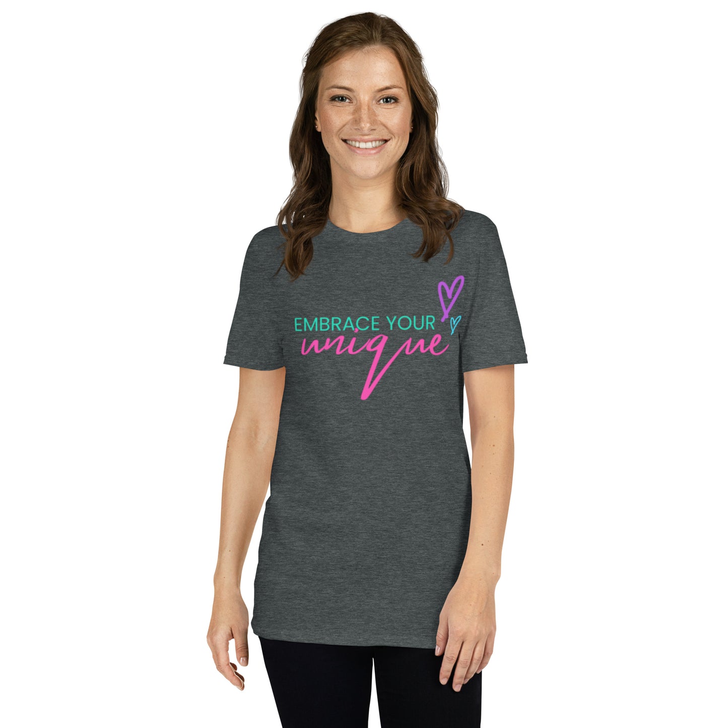 “Embrace Your Unique” Short-Sleeve Unisex T-Shirt