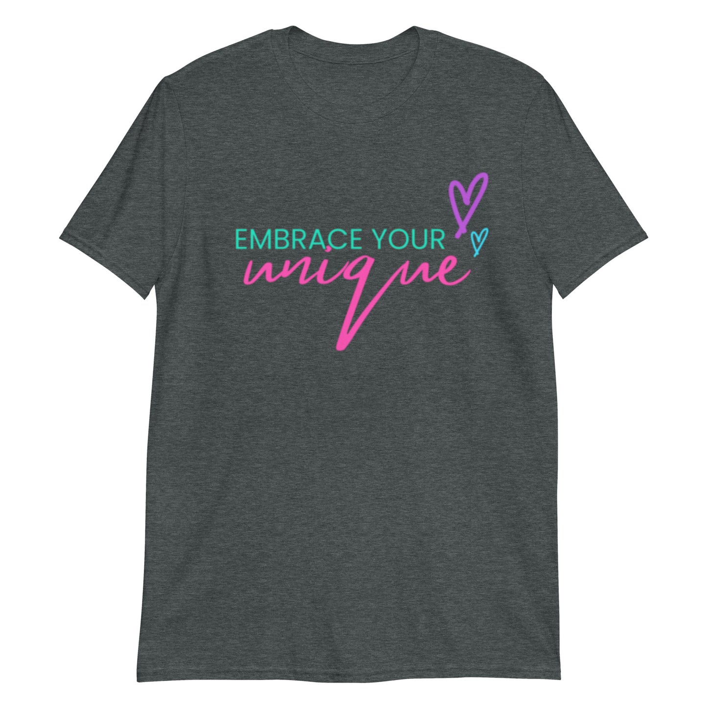 “Embrace Your Unique” Short-Sleeve Unisex T-Shirt