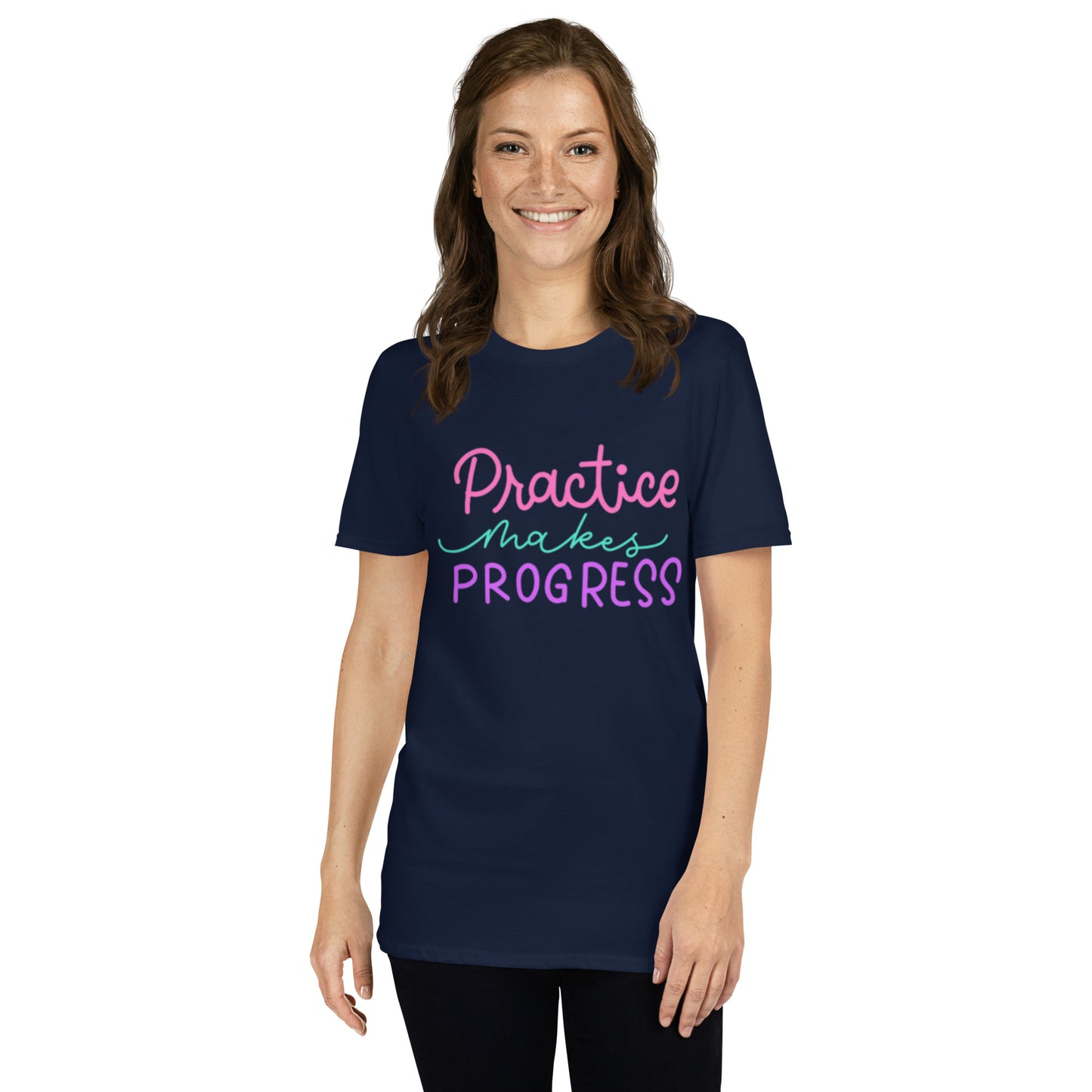 "Practice Makes Progress" Short-Sleeve Unisex T-Shirt