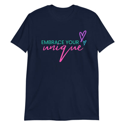 “Embrace Your Unique” Short-Sleeve Unisex T-Shirt