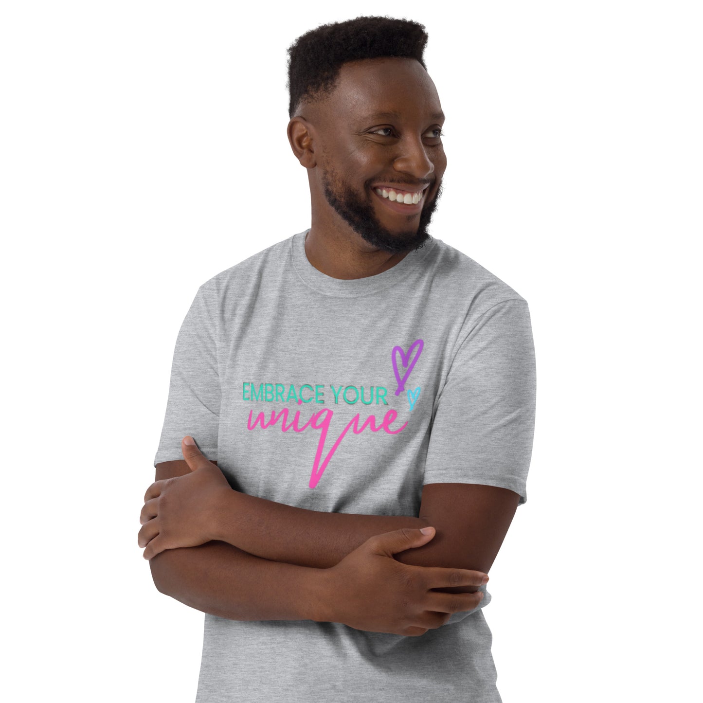 “Embrace Your Unique” Short-Sleeve Unisex T-Shirt