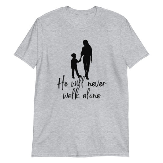 Mother/Son "He Will Never Walk Alone" Short-Sleeve T-Shirt