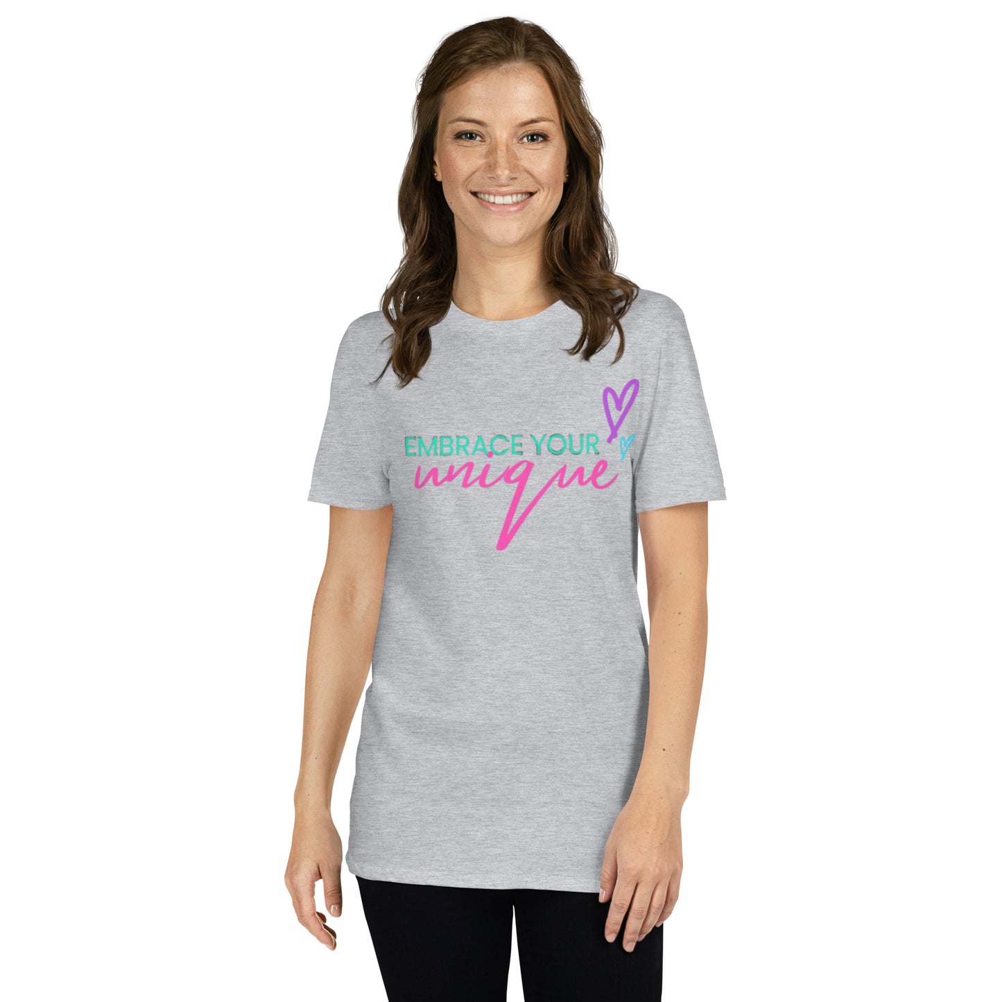 “Embrace Your Unique” Short-Sleeve Unisex T-Shirt