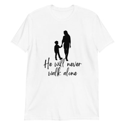 Mother/Son "He Will Never Walk Alone" Short-Sleeve T-Shirt