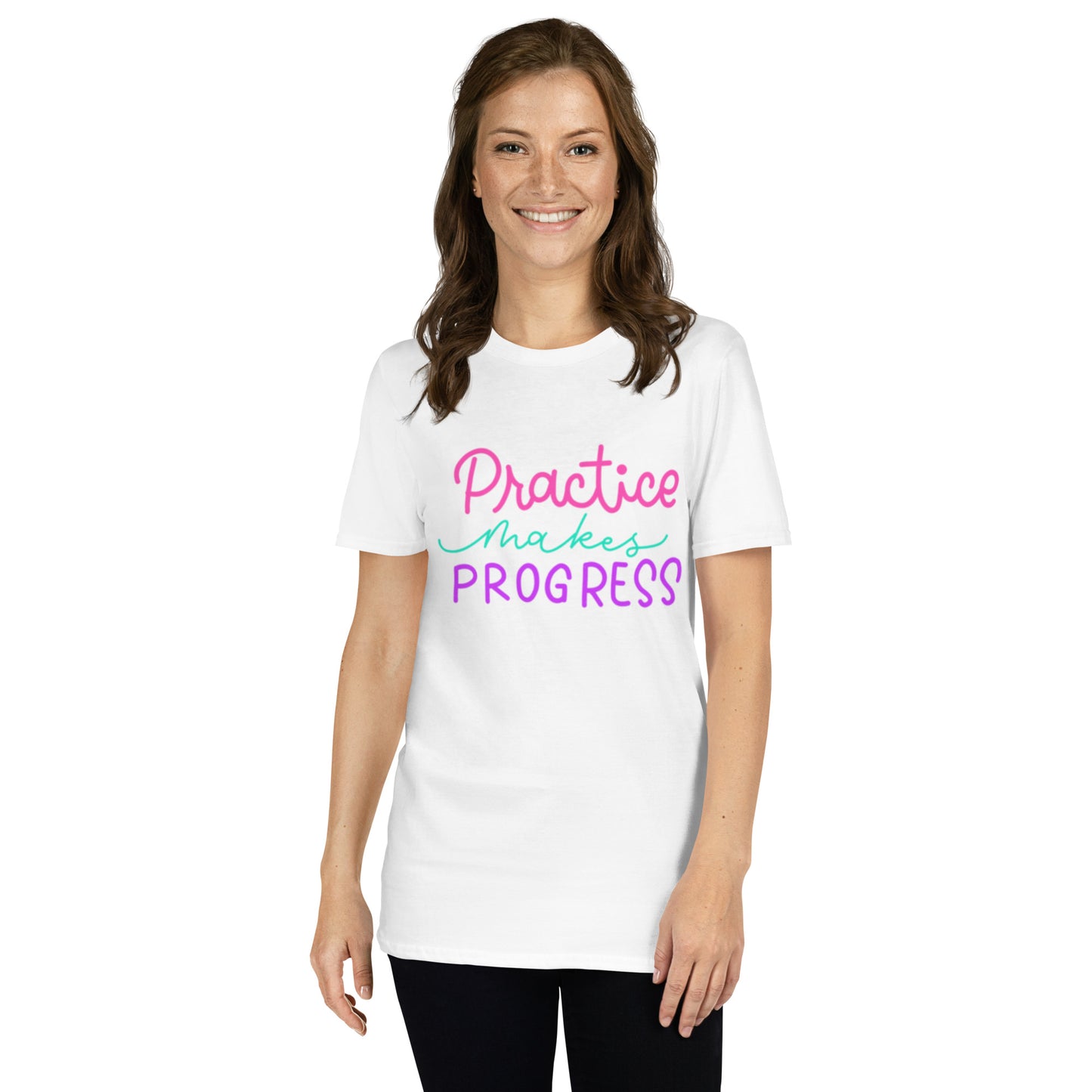 "Practice Makes Progress" Short-Sleeve Unisex T-Shirt