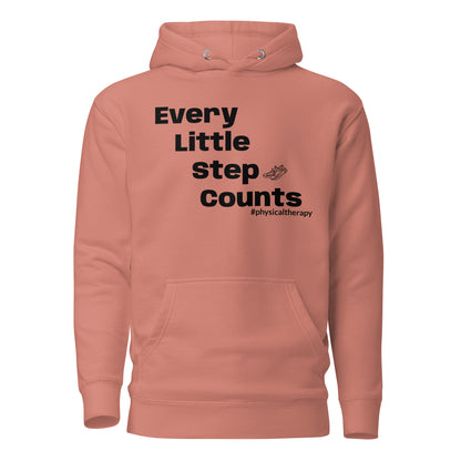 Physical Therapy "Every Little Step Counts" Unisex Hoodie