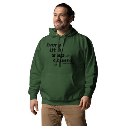 Physical Therapy "Every Little Step Counts" Unisex Hoodie