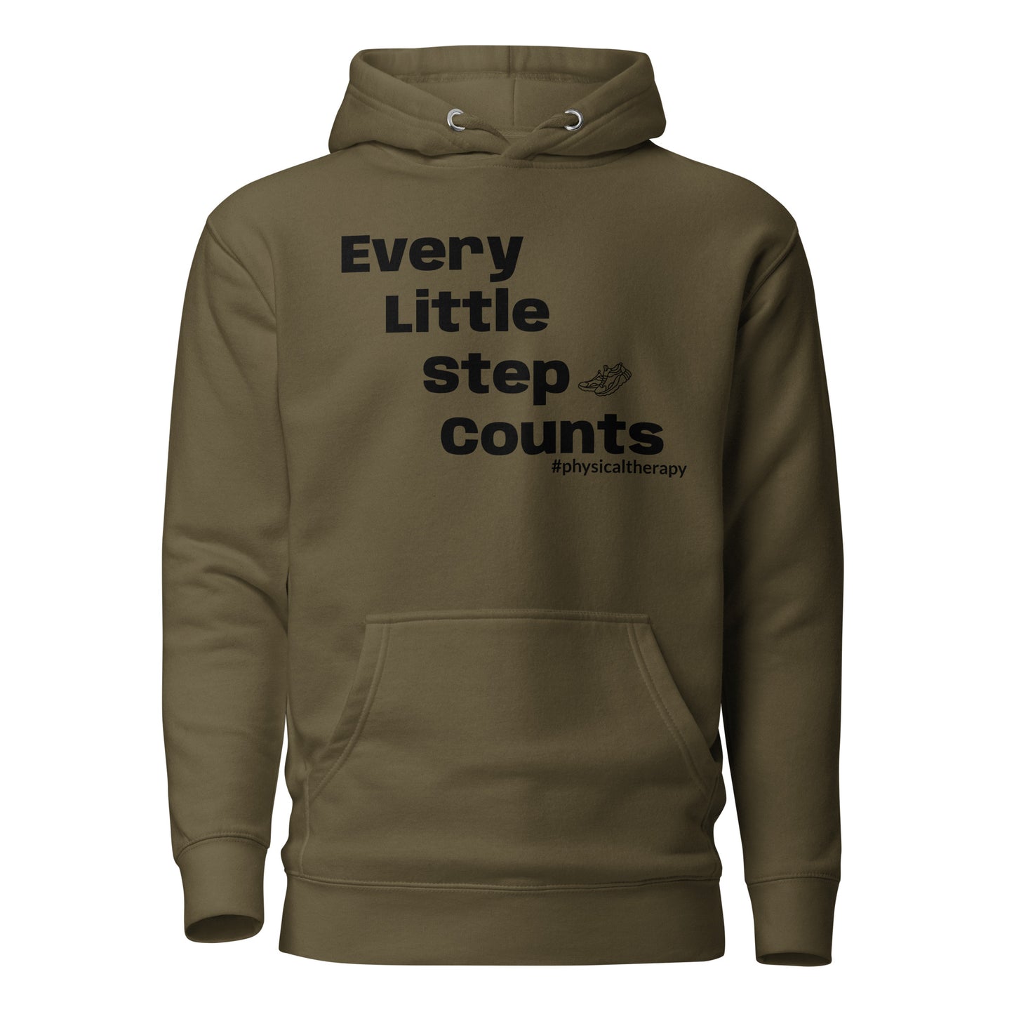 Physical Therapy "Every Little Step Counts" Unisex Hoodie