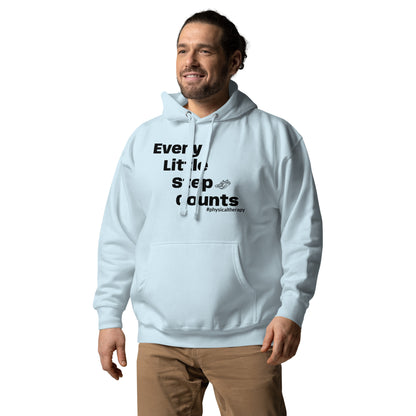 Physical Therapy "Every Little Step Counts" Unisex Hoodie