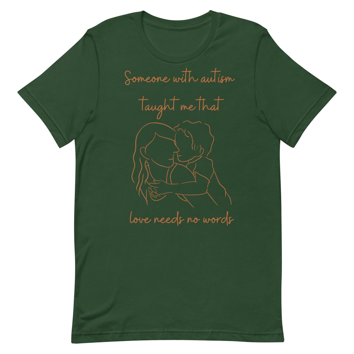 "Someone With Autism Taught me..." Short-Sleeve T-shirt