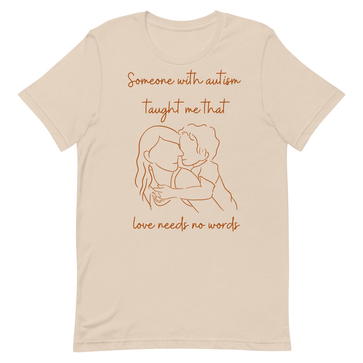 "Someone With Autism Taught me..." Short-Sleeve T-shirt