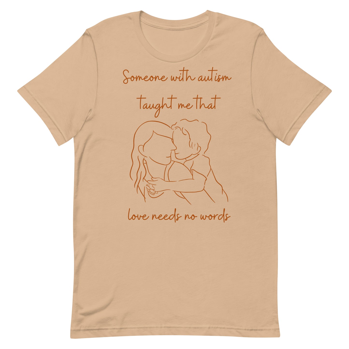 "Someone With Autism Taught me..." Short-Sleeve T-shirt