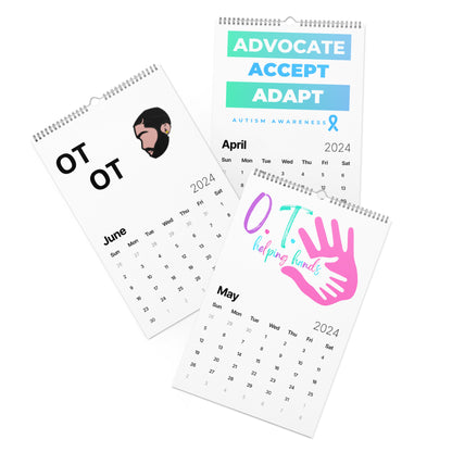 Occupational Therapy Wall Calendar (2024)